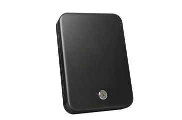 Image of Fortress Portable Safe with Key Lock, Black, Small, 11K10