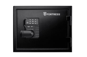 Image of Fortress Small Fire and Waterproof Safe with E-Lock, Black Santex, Small, 44EF10W