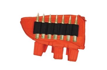 Image of Fox Outdoor Butt Stock Cheek Rest - Rifle - Left, Orange, 55-472