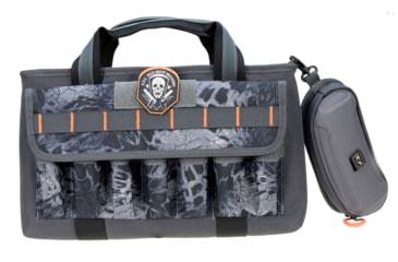 Image of G*Outdoors GPS-1409PCPM Quad Pistol Range Bag With Mag Storage 4 Handguns Tan