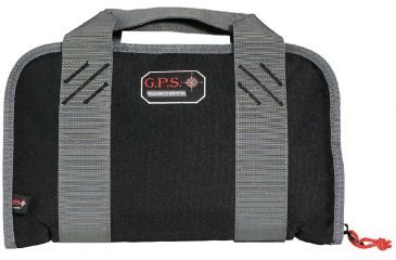 Image of GPS Wild About Hunting Double-Compact Pistol Case, Black GPS-1107PCCB