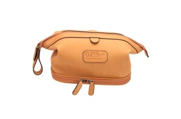 Image of GPS Deceit &amp; Discreet Shave Kit Handgun Case, Leather, Tan, GPS-D1006LPC