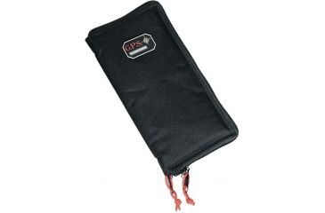 Image of GPS Wild About Hunting Padded Pistol Sleeve with Zipper, Black, Large GPS-1265PS