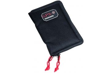 Image of GPS Padded Pistol Sleeve with Zipper, Black, Medium GPS-865PS
