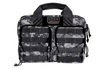 Image of GPS Tactical Quad +2 Pistol Case, Gray Digital, GPS-T1315PCGD