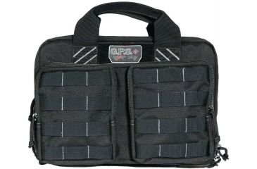 Image of GPS Tactical Quad Storage Unit with 2 Pistol Case, Black GPS-T1311PCB