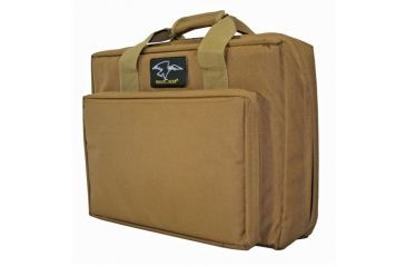 Image of Galati Gear 16in Double Discreet Square Rifle Case, Coyote Brown, SQ16DCB