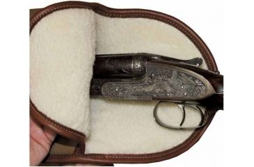 Image of Galco Canvas &amp; Leather Gun Slip - Inside View
