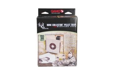 Image of Gamo Air Rifles Bone Collector Cone Backyard Trap With Paper Targets Lead Airgun Pellets Only No BBs