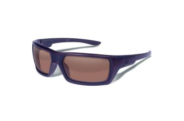 Image of Gargoyles Khyber Sunglasses w/ Matte Dark Red Frame, Brown Polarized w/Silver Mirror GAR10700085