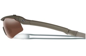 Image of Gargoyles Trench Sunglasses, Matte Tan/Amber, OSFA 10700159FP.QTM