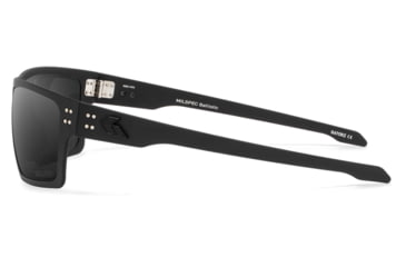 Image of Gatorz Sentix Glasses, Smoke w/ Anti-Fog, Black/Matte Black Logo, Medium, GZ-18-401
