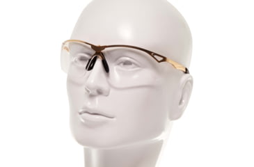 Image of Girls With Guns Afire Protective Shooting Safety Glasses, Gold Frame, Clear Lenses, One Size, 2370