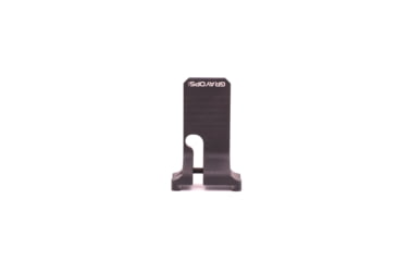 Image of Gray Ops CNC Bag Stop Straight - Shorty, Black, GO-BSTOP-STRSHORT