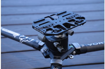 Image of Gray Ops CNC Hunter Tripod Plate, Black, GO-HUNTPLATE
