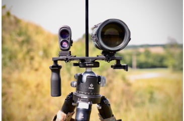 Image of Gray Ops CNC Hunter Tripod Plate, Black, GO-HUNTPLATE