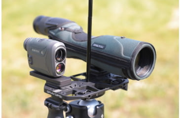 Image of Gray Ops CNC Hunter Tripod Plate, Black, GO-HUNTPLATE