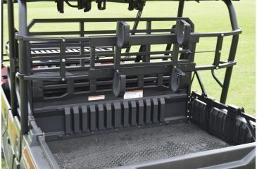 Image of Great Day Custom Cart Power-Ride Gun Rack for guns with cases, Black, Fits 36-50in rollbar width UVCCPR705CR