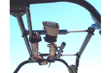 Image of Great Day Quick-Draw Overhead Gun Rack, Black, Fits 15-23in Rollbar Depth, QD855-OGR