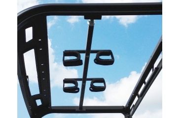 Image of Great Day Quick-Draw Overhead Gun Rack, Black, Fits 42-45in rollbar depth QD860-OGR