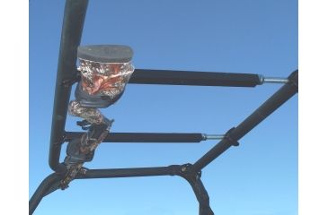 Image of Great Day TallMan Overhead Gun Rack, Black, Fits 28-35in rollbar depth TM851-OGR
