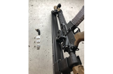 Image of Grey Man Tactical Locking Rifle Rack Kit w/Raptor Rail Buffer Tube, Black, R-WM-07