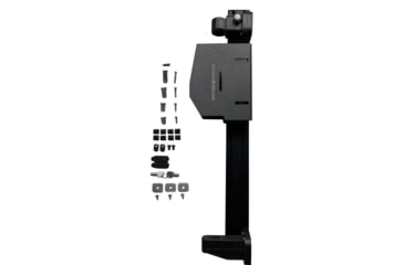 Image of Grey Man Tactical Locking Rifle Rack Kit w/Raptor Rail Picatinny, LE Shield, Black, 000039