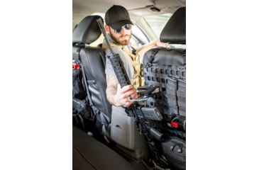 Image of EDEMO Grey Man Tactical Locking Rifle Rack Kit w/SC-6, Standard Buttstock Cup Kit, Black, 000012, EDEMO1