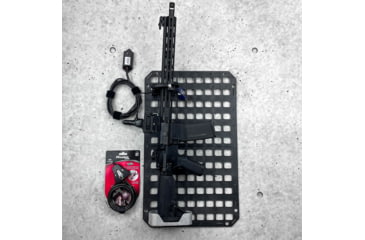 Image of Grey Man Tactical Locking Rifle Rack Kit w/SC-6, XL Buttstock Cup Kit, Black, 000013