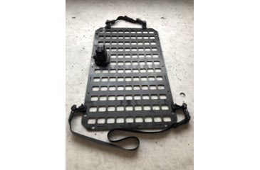 Image of Grey Man Tactical Vehicle Locking Rifle Rack w/Raptor Picatinny Mount, 15.25 x 25 RMP, Black, 000335