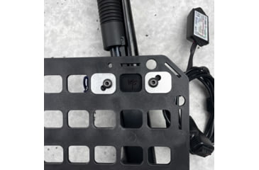Image of Grey Man Tactical Vehicle Locking Rifle Rack w/SC-6 Mount, 15.25 x 25 RMP, XL Buttstock Cup Kit, Black, 000332