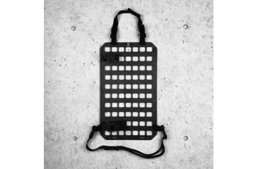 Image of Grey Man Tactical Vehicle Rifle Rack w/Rubber Clamps, 12.25 x 21 RMP, Black, 000293