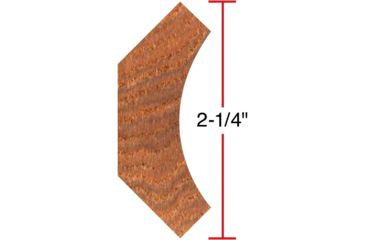 Image of Grizzly Industrial 2-1/2in. Cove Moulding - 1in. Bore C2202