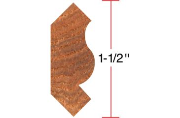 Image of Grizzly Industrial 2in. Crown Moulding - 1in. Bore C2211