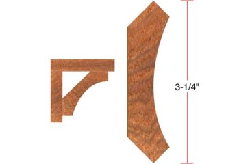 Image of Grizzly Industrial 3-1/2in. Cove Moulding - 1in. Bore C2200