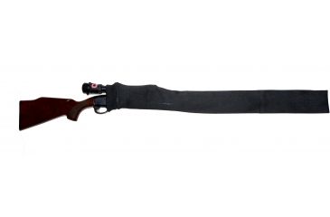 Image of Gun Soc Silicone Treated 52in Shotgun/Rifle Sock, 48-56in, Black SGSBLA52