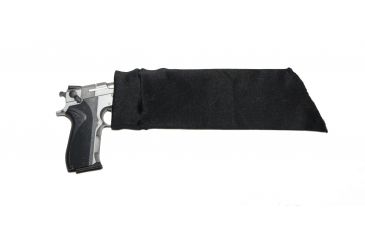 Image of Gun Soc Silicone Treated Pistol Sock, 13.5in, Black SGSPS135BL