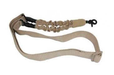 Image of GUNTEC USA One Point Bungee Sling w/QD Snap Hook,Desert Tan 1POINT-T