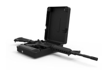 Image of GunVault AR Vault Biometric Gun Safe, Fingerprint Lock, 1x9V Battery, Black, ARB1000