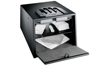 Image of GunVault Bio MultiVault Biometric Pistol Safe w/ Fingerprint Recognition, 10.1x7.9x14in 