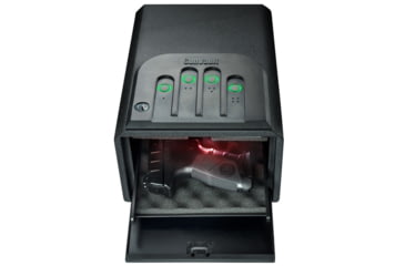Image of Gunvault GV105019 MiniVault Gun Safe, Illuminated Keypad, Manual Key, GV1050-19