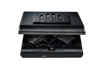 Image of Gunvault MV55019 MicroVault 550 Gun Safe, Illuminated Keypad, Manual Key, MV550-19