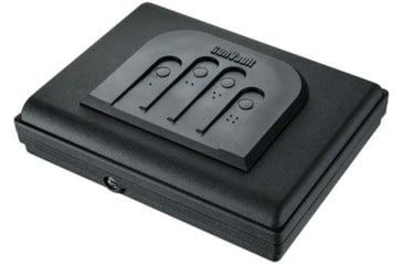 Image of Gunvault MV55019 MicroVault 550 Gun Safe, Illuminated Keypad, Manual Key, MV550-19