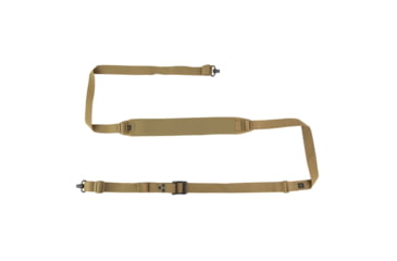 Image of Haley Strategic Partners D3 Pro Sling, Two Point, 6oz, 70"x2"x.5", MIL-SPEC Nylon Webbing Construction, Coyote, Includes 2 GrovTec QD Mounts, SLG D3 PRO-1-1-COY