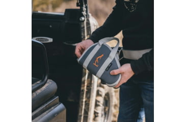 Image of HALF RACK Wildcat Handgun Case, Dark Grey/Light Grey/Orange, Small, HR1022