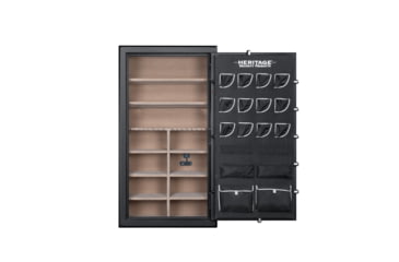 Image of Heritage Security Products 64 Gun Fire and Waterproof Gun Safe with E-Lock, Black Santex, Oversized, 64EBH
