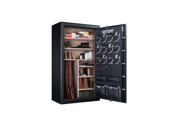 Image of Heritage Security Products 64 Gun Fire and Waterproof Gun Safe with E-Lock, Black Santex, Oversized, 64EBH