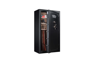 Image of Heritage Security Products 64 Gun Fire and Waterproof Gun Safe with E-Lock, Black Santex, Oversized, 64EBH