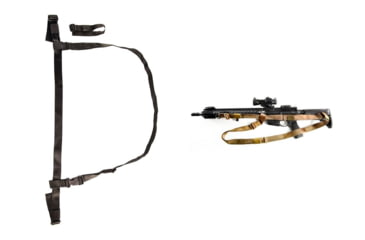 Image of High Speed Gear HSGI Tactical Sling, Black, Coyote Brown