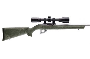 Image of Hogue Rubber Over Molded Stock for Ruger 10/22, Ghillie Green, 22800
